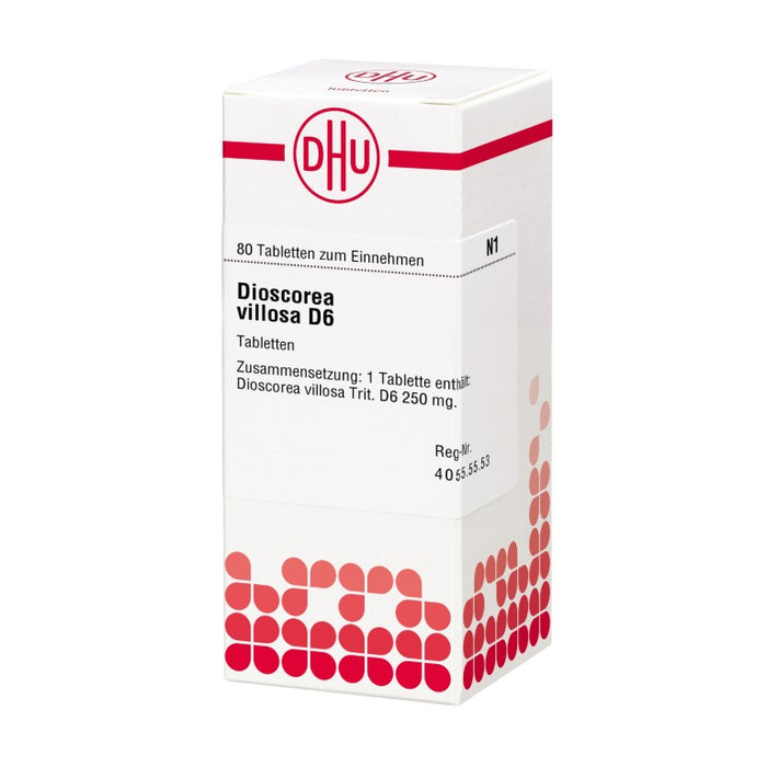 DHU Dioscorea villosa D6 Tabletten, 80 St. Tabletten