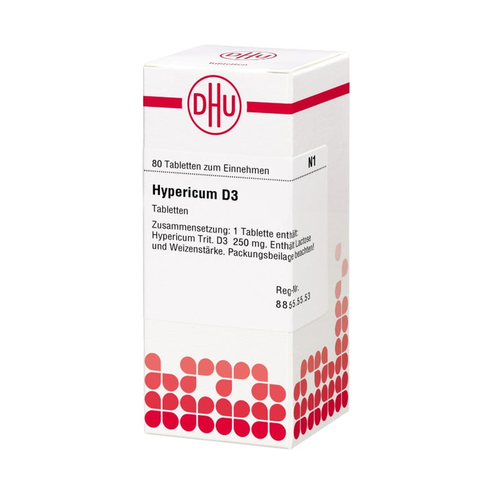 DHU Hypericum D3 Tabletten, 80 St. Tabletten