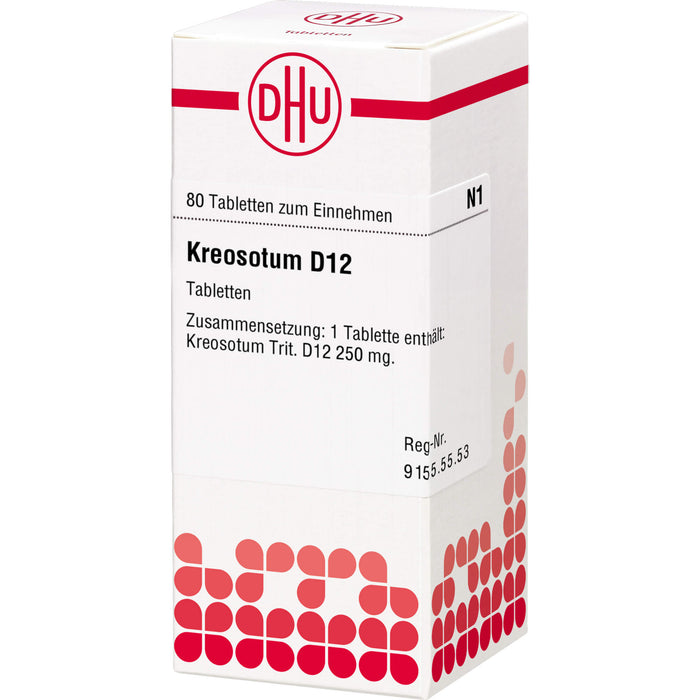 DHU Kreosotum D12 Tabletten, 80 St. Tabletten