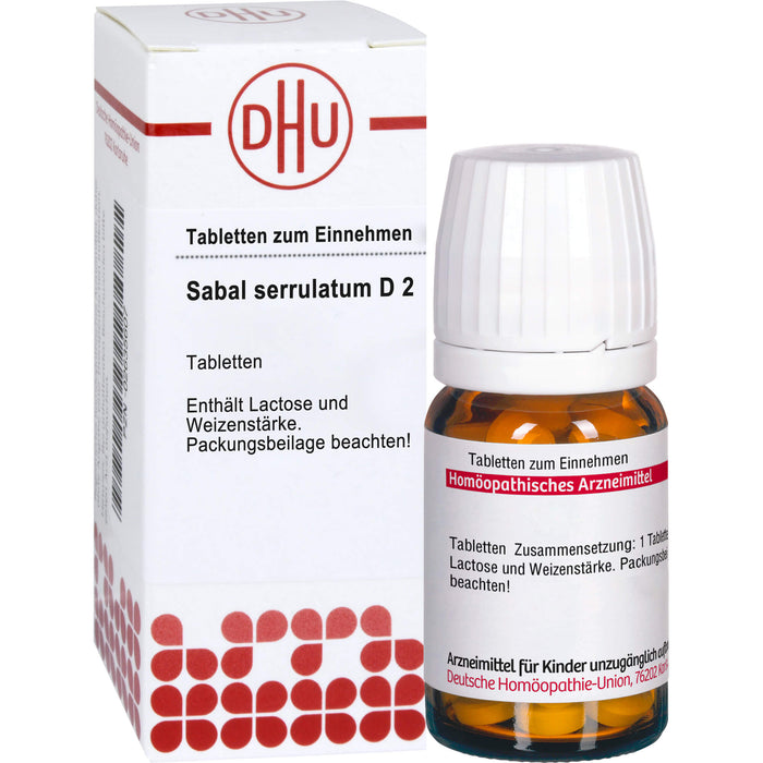 Sabal serrulatum D2 DHU Tabletten, 80 St. Tabletten