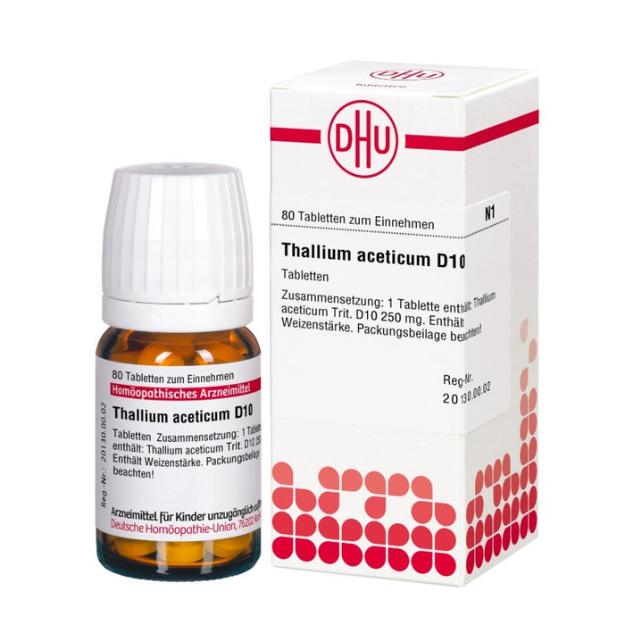 Thallium aceticum D10 DHU Tabletten, 80 St. Tabletten