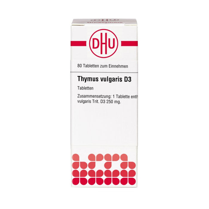 Thymus vulgaris D3 DHU Tabletten, 80 St. Tabletten