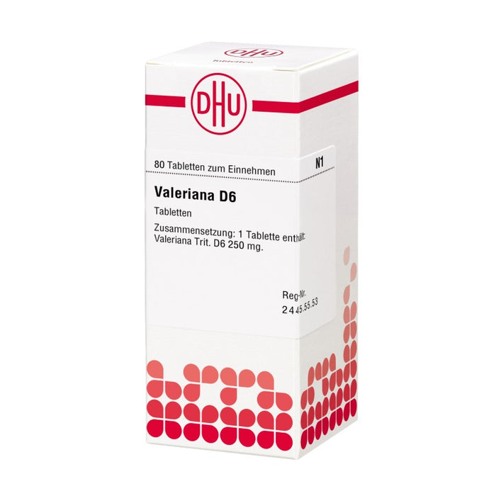 Valeriana D6 DHU Tabletten, 80 St. Tabletten