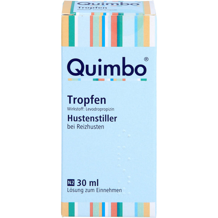 Quimbo Tropfen Hustenstiller bei Reizhusten, 30 ml Lösung