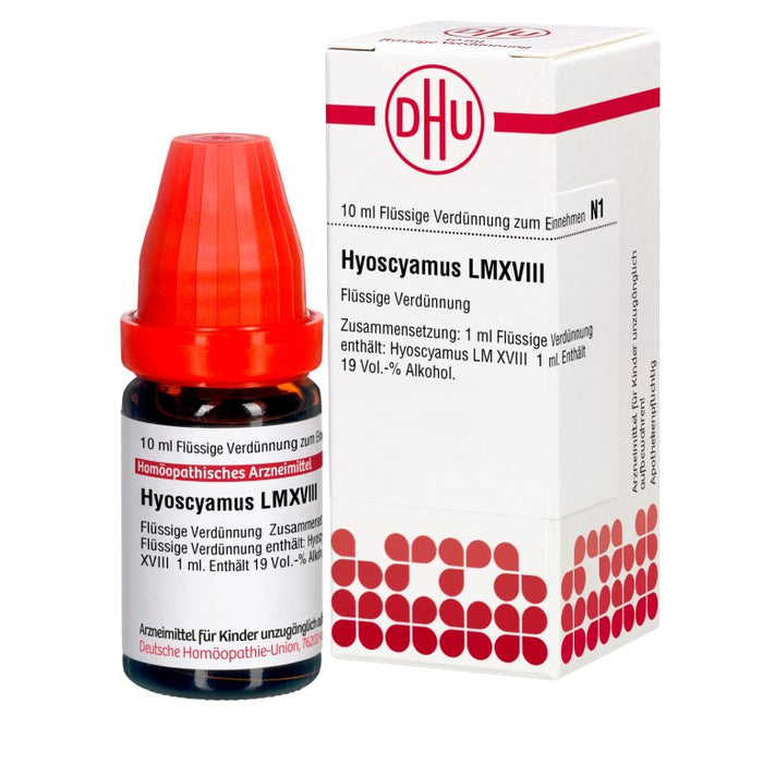 Hyoscyamus LM XVIII DHU Dilution, 10 ml Lösung