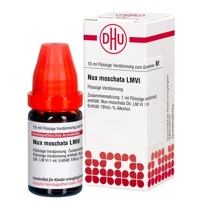 Nux moschata LM VI DHU Dilution, 10 ml Lösung