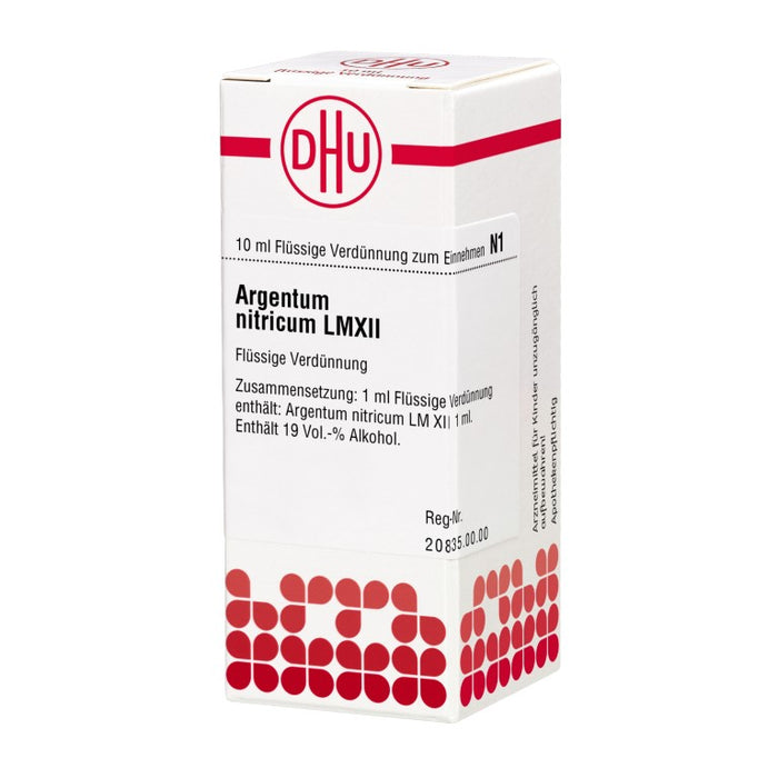 Argentum nitricum LM XII DHU Dilution, 10 ml Lösung