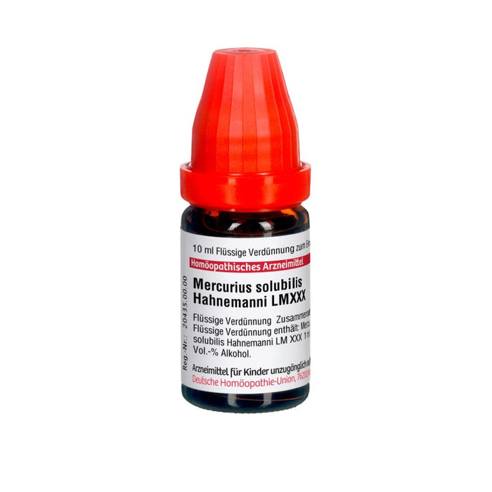 Mercurius solubilis Hahnemanni LM XXX DHU Dilution, 10 ml Lösung