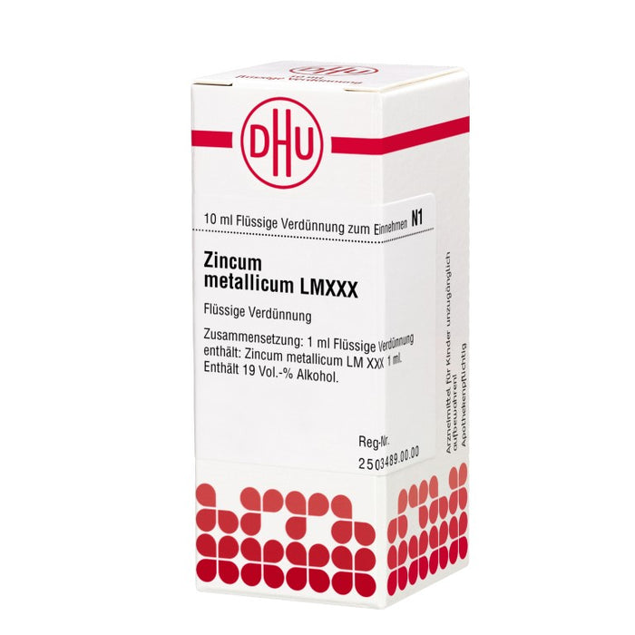 Zincum metallicum LM XXX DHU Dilution, 10 ml Lösung
