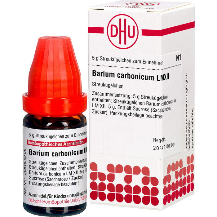 Barium carbonicum LM XII DHU Globuli, 5 g Globuli