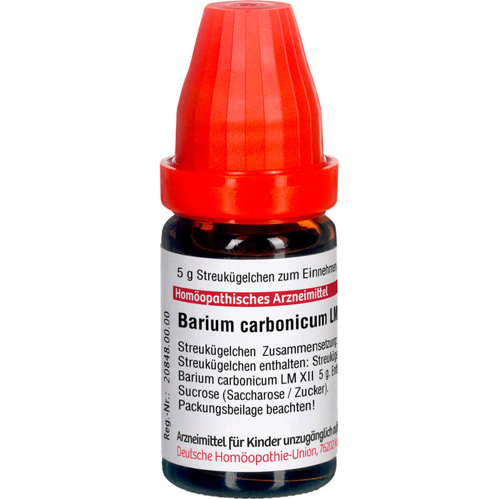 Barium carbonicum LM XII DHU Globuli, 5 g Globuli