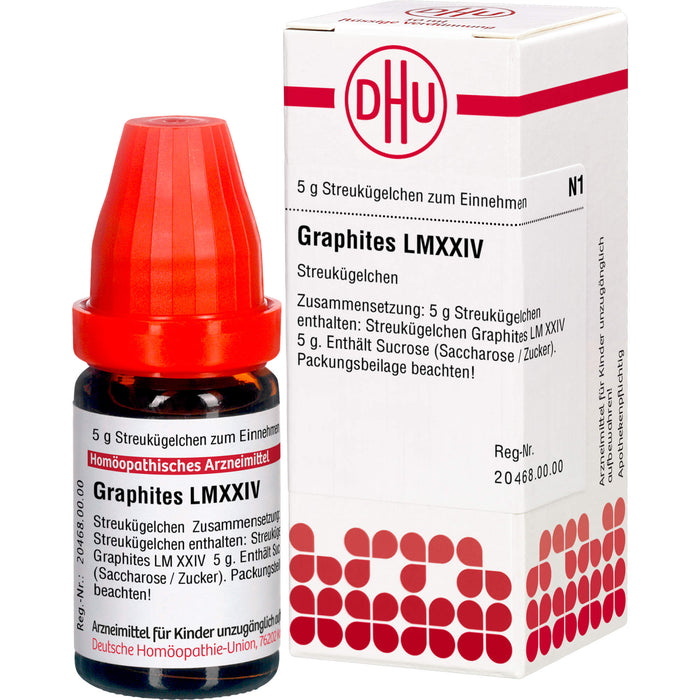 Graphites LM XXIV DHU Globuli, 5 g Globuli