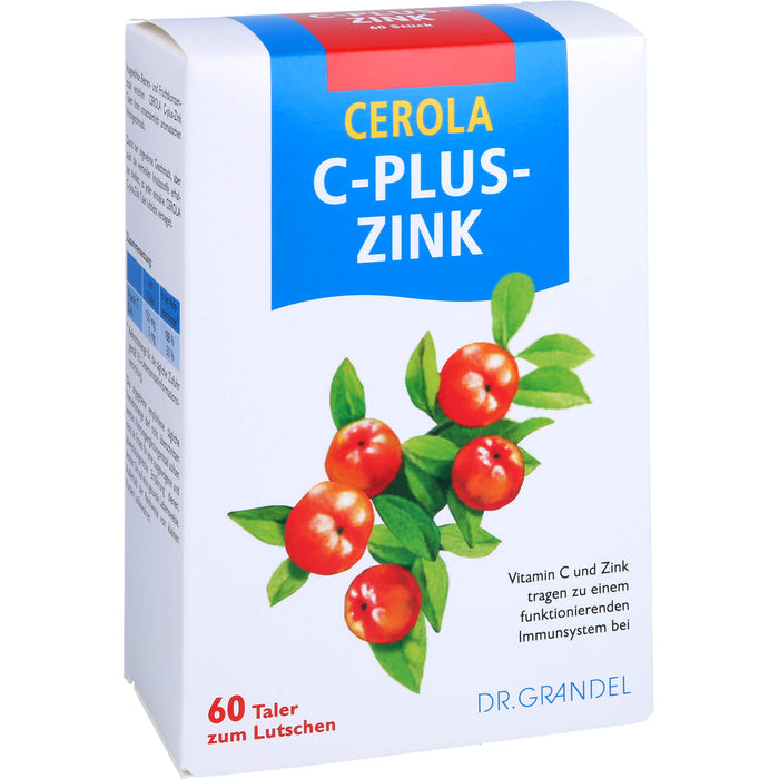 CEROLA C-Plus-Zink Taler, 60 pcs. Tablets