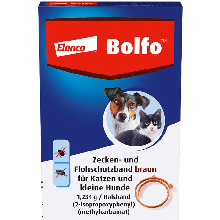 Bolfo Zecken- und Flohschutzband für Katzen und kleine Hunde, 1 pcs. Ampoules