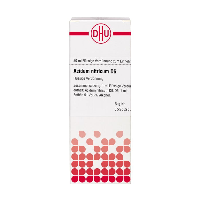 DHU Acidum nitricum D6 Dilution, 50 ml Lösung