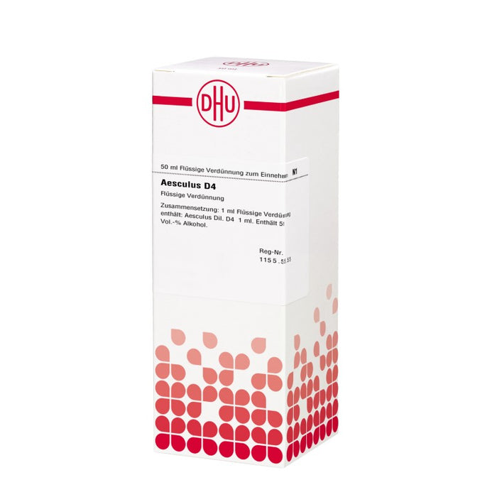 DHU Aesculus D4 Dilution, 50 ml Lösung