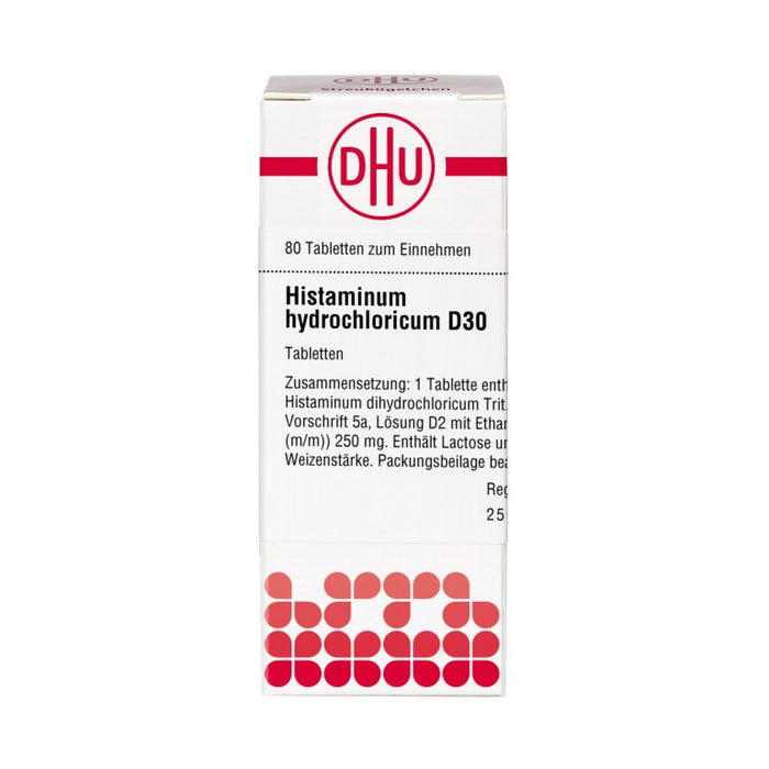 DHU Histaminum hydrochloricum D30 Tabletten, 80 St. Tabletten