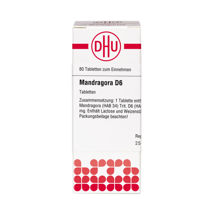 DHU Mandragora D6 Tabletten, 80 St. Tabletten