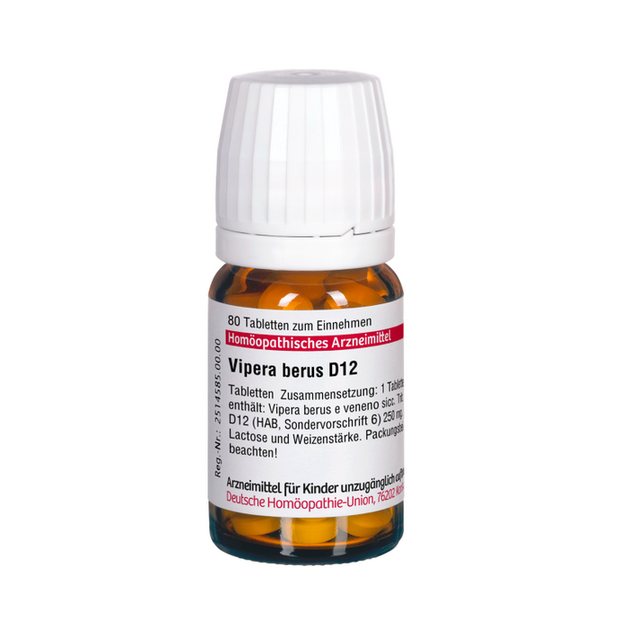 Vipera berus D12 DHU Tabletten, 80 St. Tabletten