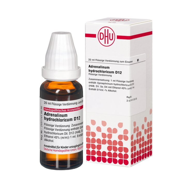 DHU Adrenalinum hydrochloricum D12 Dilution, 20 ml Lösung