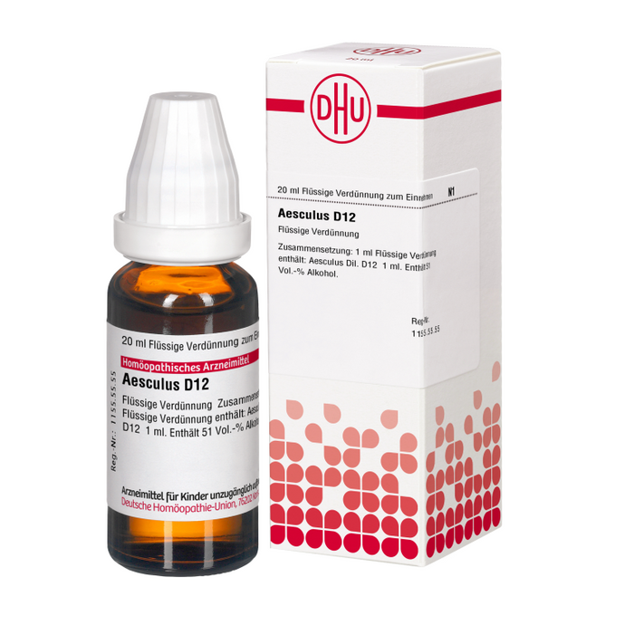 DHU Aesculus D12 Dilution, 20 ml Lösung