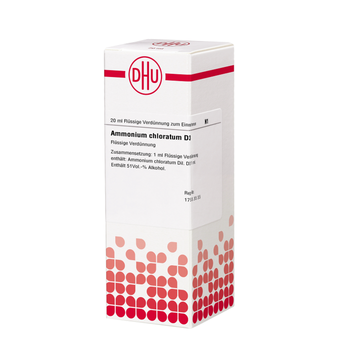 DHU Ammonium chloratum D3 flüssige Verdünnung, 20 ml Lösung