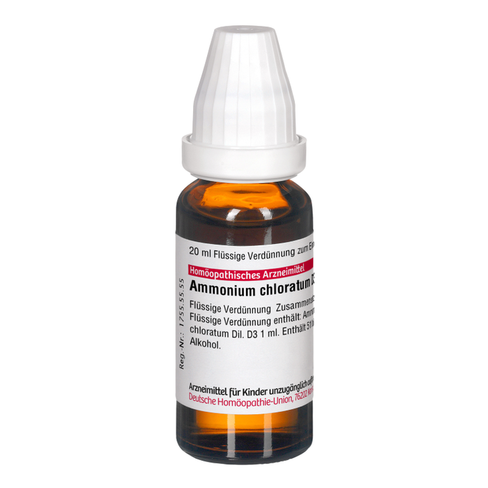 DHU Ammonium chloratum D3 flüssige Verdünnung, 20 ml Lösung