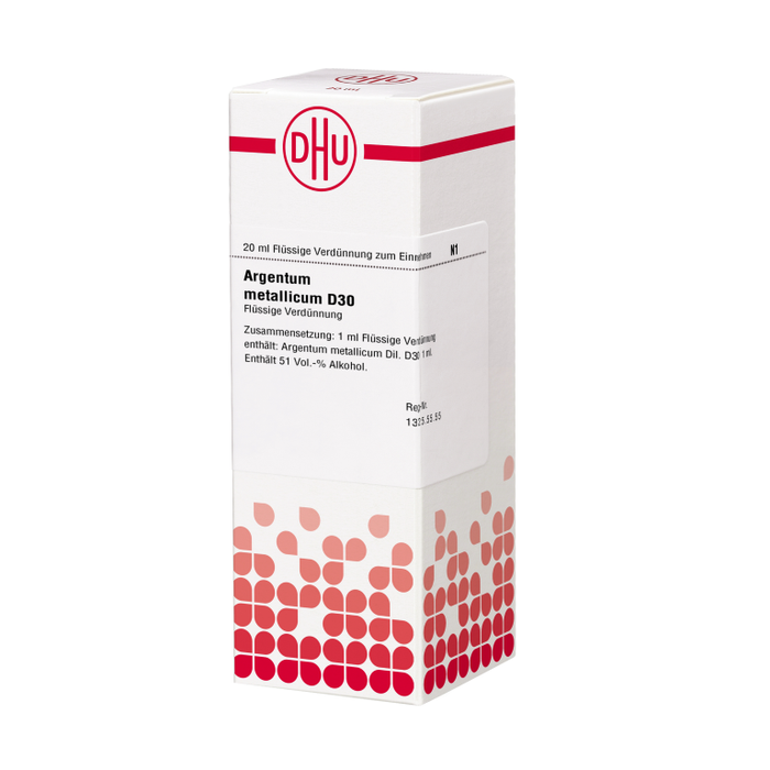 DHU Argentum metallicum D 30 Streukügelchen, 20 ml Lösung