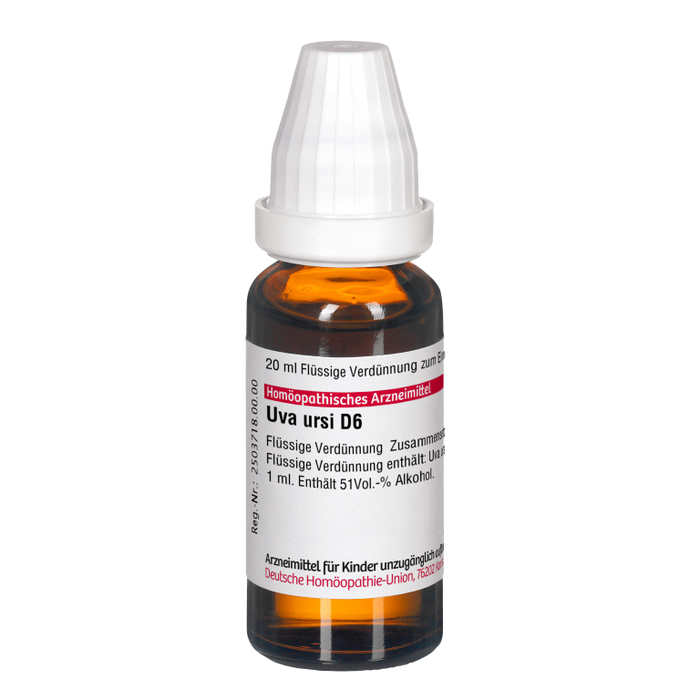 Uva ursi D6 DHU Dilution, 20 ml Lösung