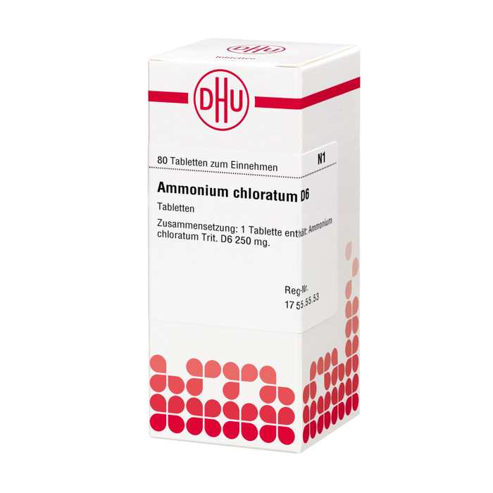 DHU Ammonium chloratum D6 Tabletten, 80 St. Tabletten