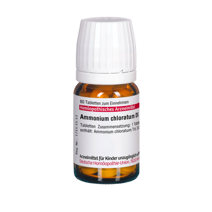 DHU Ammonium chloratum D6 Tabletten, 80 St. Tabletten