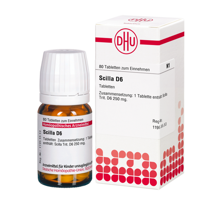 Scilla D6 DHU Tabletten, 80 St. Tabletten