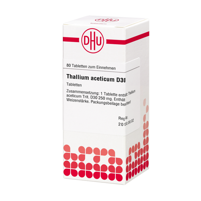 Thallium aceticum D30 DHU Tabletten, 80 St. Tabletten