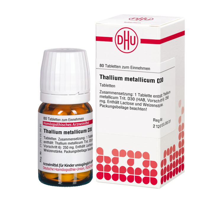 Thallium metallicum D30 DHU Tabletten, 80 St. Tabletten