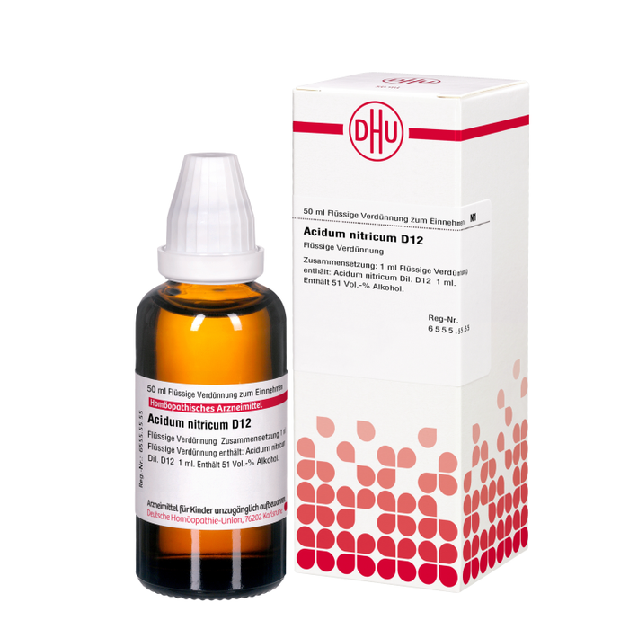 DHU Acidum nitricum D12 Dilution, 50 ml Lösung