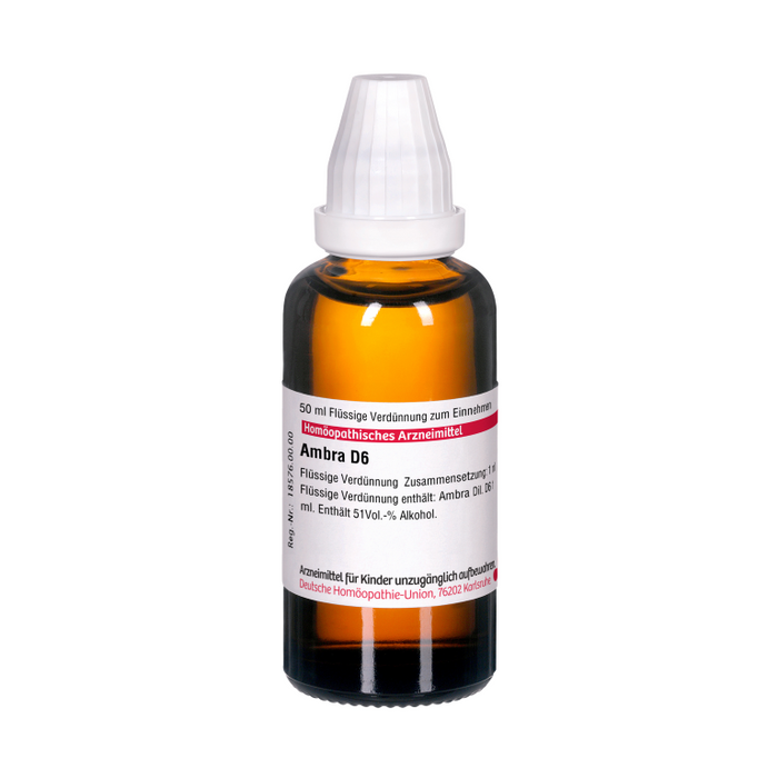 DHU Ambra D6 Dilution, 50 ml Lösung