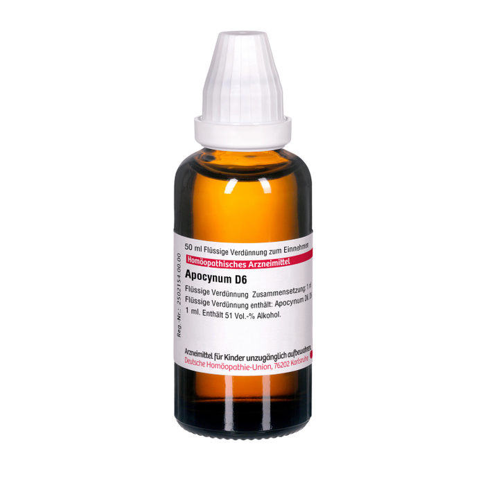 DHU Apocynum D6 Dilution, 50 ml Lösung