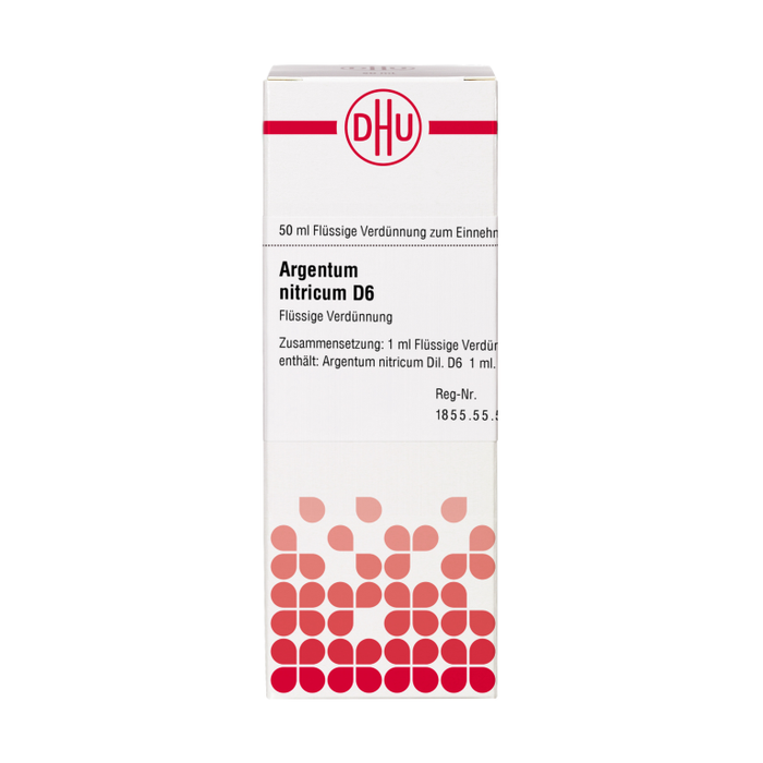 DHU Argentum nitricum D6 Dilution, 50 ml Lösung