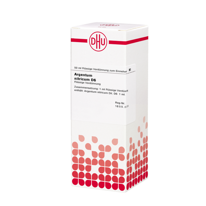 DHU Argentum nitricum D6 Dilution, 50 ml Lösung