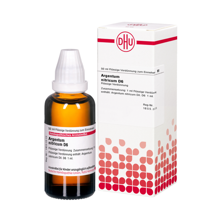 DHU Argentum nitricum D6 Dilution, 50 ml Lösung