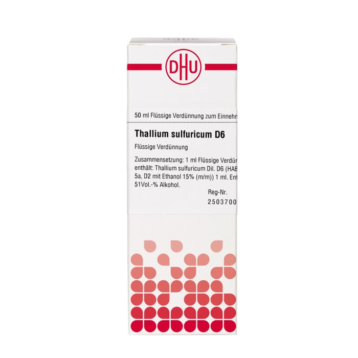 Thallium sulfuricum D6 DHU Dilution, 50 ml Lösung