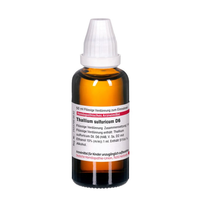 Thallium sulfuricum D6 DHU Dilution, 50 ml Lösung