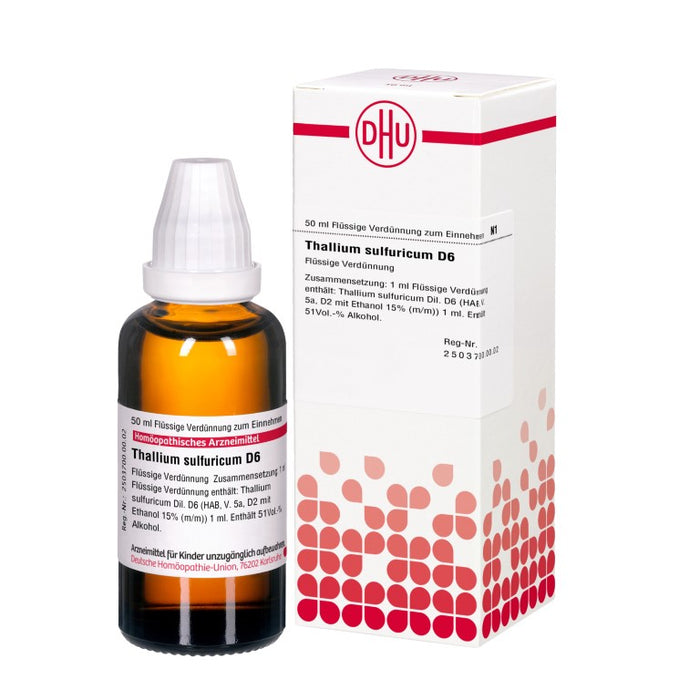 Thallium sulfuricum D6 DHU Dilution, 50 ml Lösung