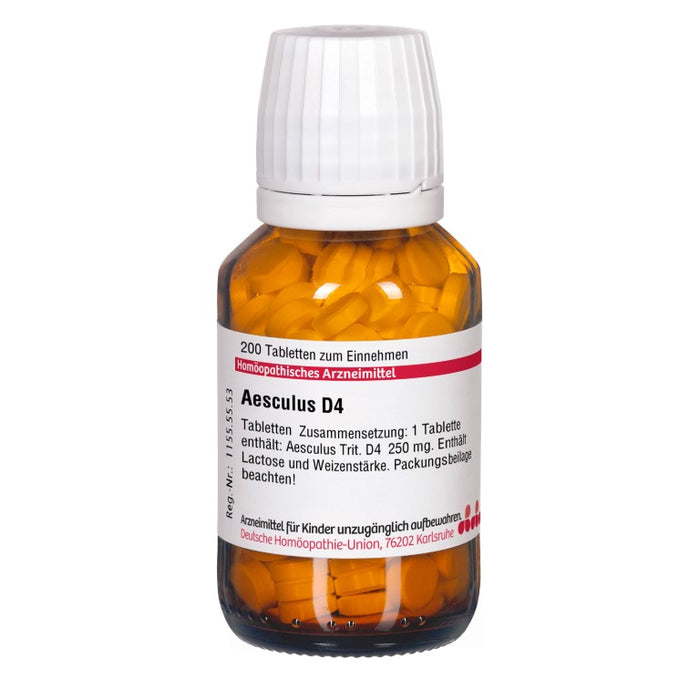DHU Aesculus D4 Tabletten, 200 St. Tabletten