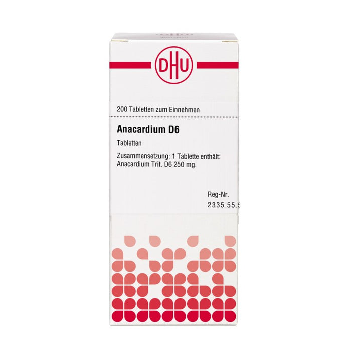 DHU Anacardium D6 Tabletten, 200 St. Tabletten