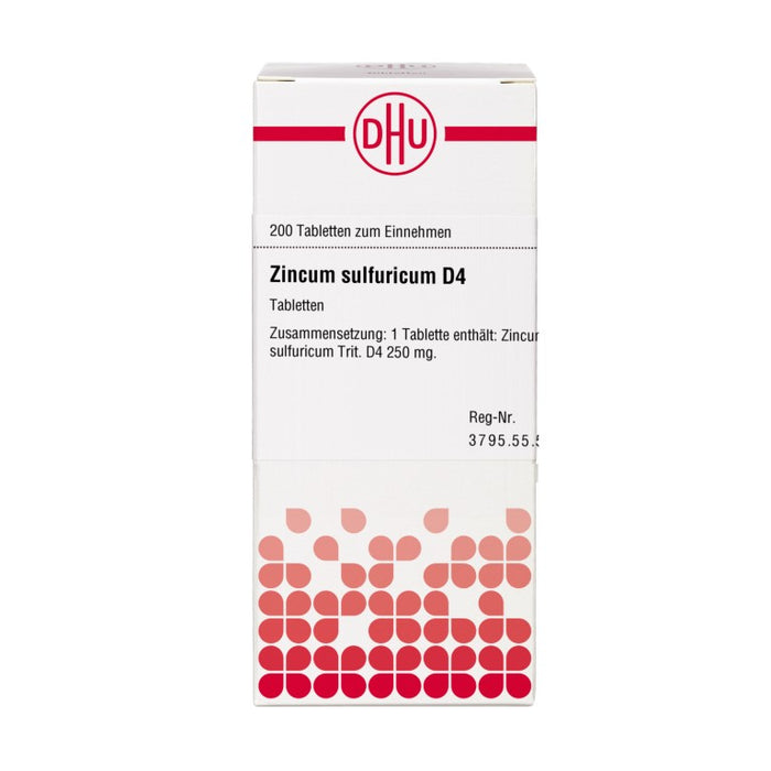 Zincum sulfuricum D4 DHU Tabletten, 200 St. Tabletten