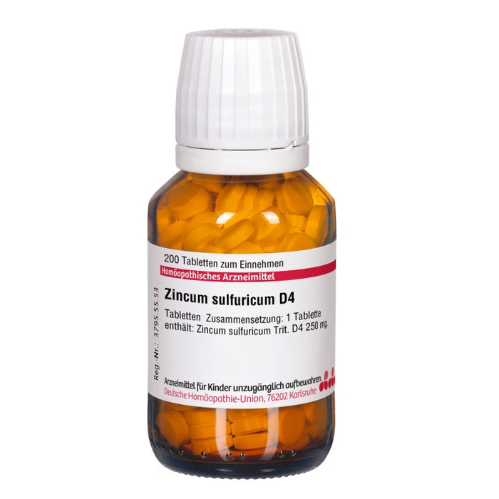 Zincum sulfuricum D4 DHU Tabletten, 200 St. Tabletten