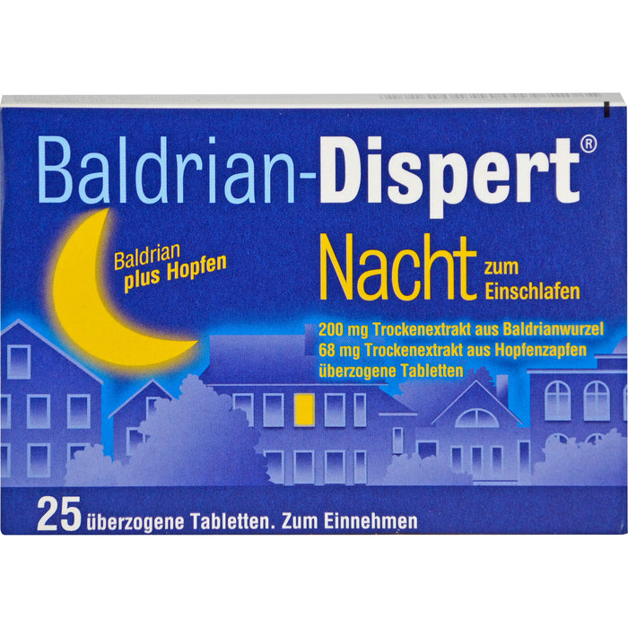 Baldrian-Dispert Nacht überzogene Tabletten, 25 pcs. Tablets