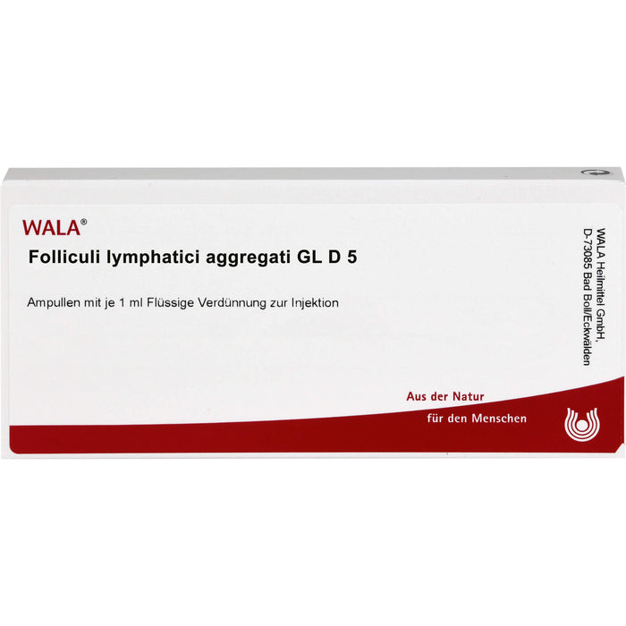 Folliculi lymphatici aggregati GI D5 Wala Ampullen, 10X1 ml AMP