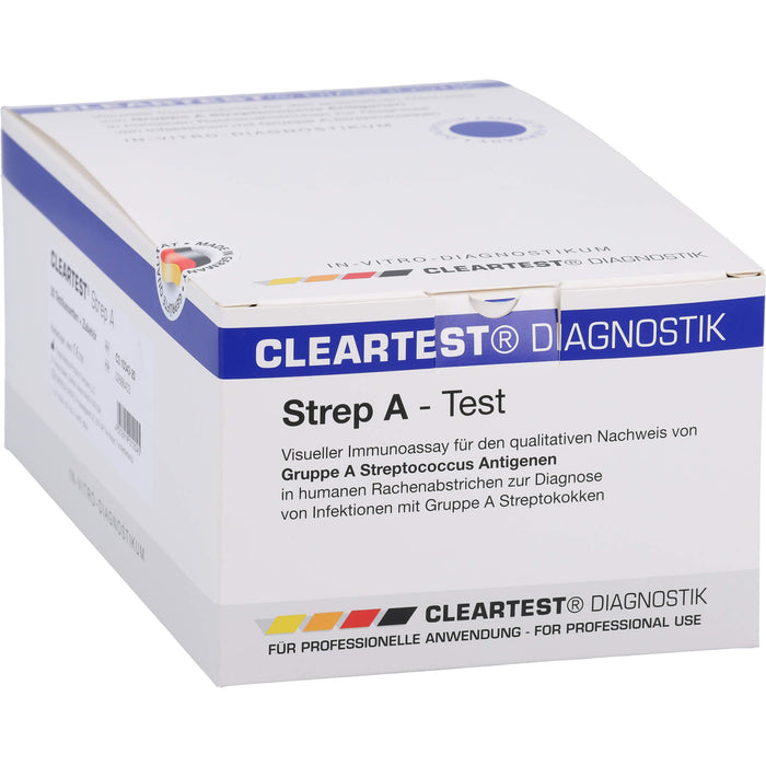 Cleartest Diagnostic Strep-A Test, 20 St. Test